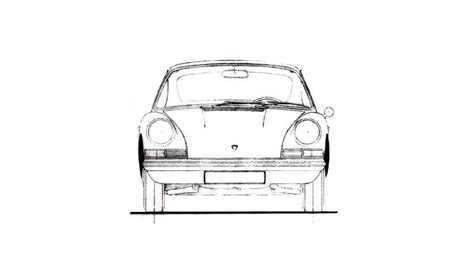 Porsche 911 Sketch at PaintingValley.com | Explore collection of ...