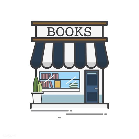 Illustration of a book store | premium image by rawpixel.com Free Vector Illustration, Line ...