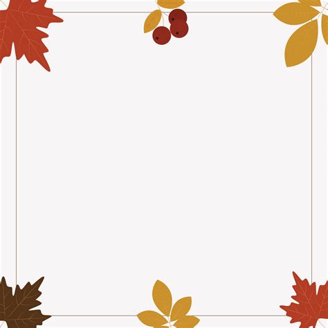 Thanksgiving Border Clip Art - 13 Free PDF Printables | Printablee