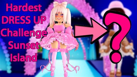 I Tried The HARDEST Dress Up Challenge In Sunset Island Pageant Royale ...