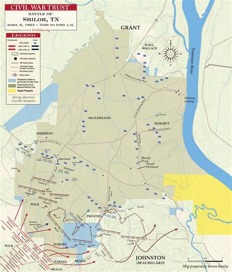 Battle of Shiloh - Morning Assault - 5:00am to 9:00am | Battle of ...