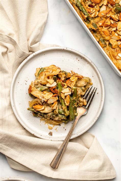 Healthy_Green_Bean_Casserole_Almonds_Vegan_GlutenFree_FromMyBowl-11 - From My Bowl