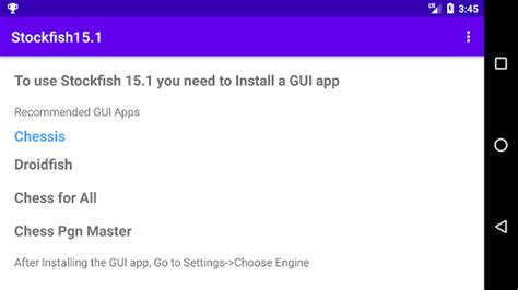 Stockfish 15.1 Chess Engine - Apps on Google Play