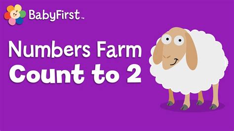 Learn the Number 2 | Learning Numbers | number Farm | BabyFirst TV - YouTube