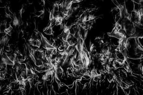 Premium Photo | Fire blaze flames on black background Fire burn flame isolated abstract texture ...