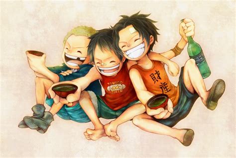 One Piece Luffy Ace Sabo Wallpaper Hd - Bakaninime | One piece personnage, Luffy, Fruit du demon