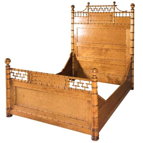 Faux Bamboo Bed Frame, circa 1880 at 1stDibs