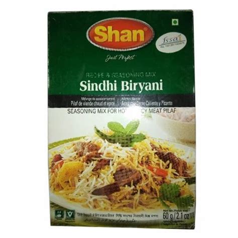 Shan 60 g Sindhi Biryani Masala, Packaging: Paper Box at Rs 49.8/pack in New Delhi