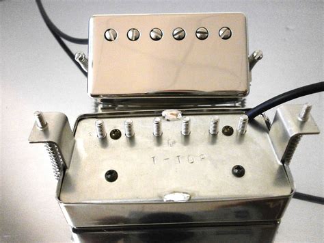 Humbucker Pickups SET T-Top 1968-1980 VINTAGE Fits Gibson LP SG Les Paul Hand Crafted Q T-Bucker ...