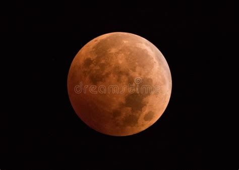 Lunar Eclipse Blood Moon stock photo. Image of black - 45396544