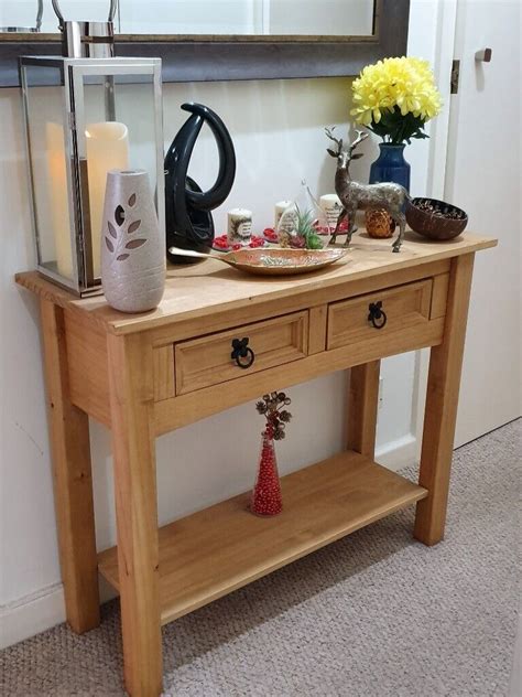 Solid Pine Console Table | in Poole, Dorset | Gumtree