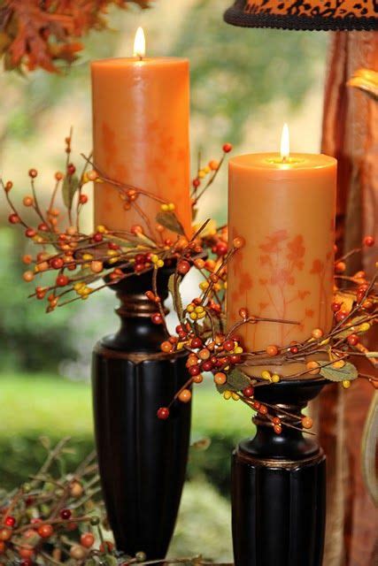 27 Cozy And Cute Candle Décor Ideas For Fall - DigsDigs