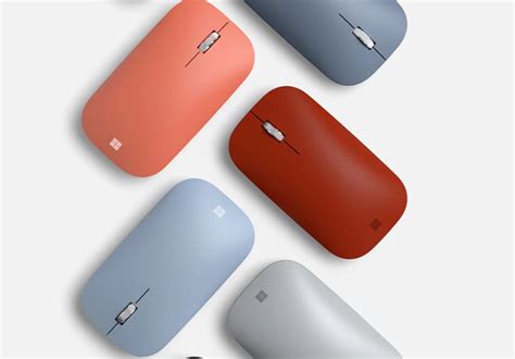 Microsoft Surface Mobile Mouse now available in Ice Blue and Poppy Red ...