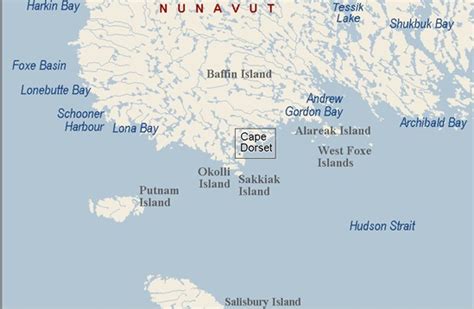 Where is Cape Dorset, Northwest Territories? see area map & more