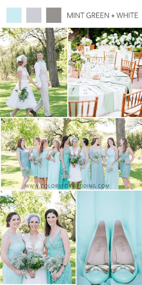 20 Mint Wedding Color Schemes & Ideas 2024 | CFC