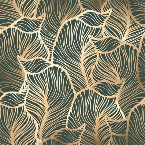 Peel and Stick Wallpaper, Green Leaves Wallpaper, Glamour Wall Mural ...