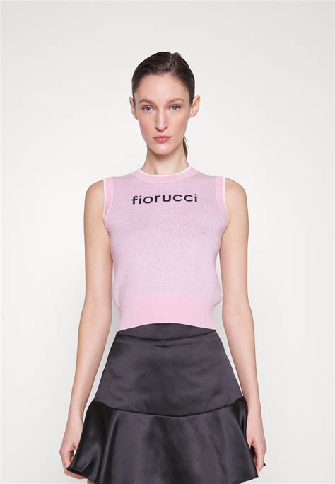 Fiorucci SQUIGGLE LOGO KNITTED - Top - pink - Zalando.de