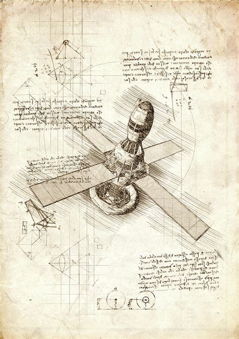 Space station sketch Digital Art by Northpoint Prints - Fine Art America