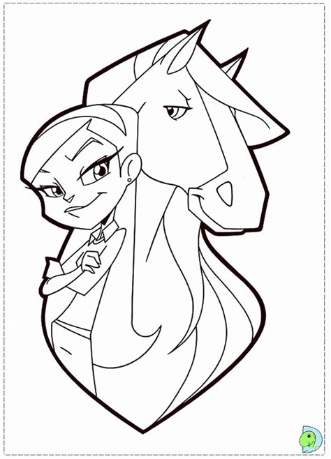 Horseland Coloring Pages - Coloring Home