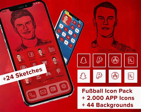 Soccer APP Icon Pack IOS14 & Android App Icons Soccer Icons - Etsy