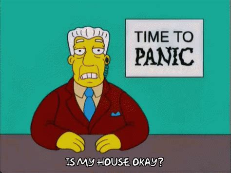 Panic Time To Panic GIF – Panic Time To Panic Is My House Okay ...