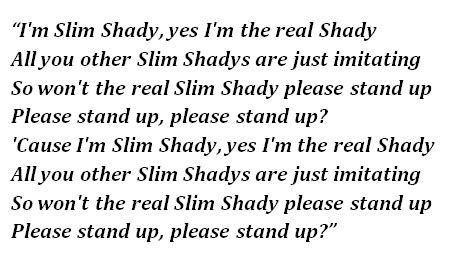 “The Real Slim Shady” By Eminem - Song Meanings And Facts