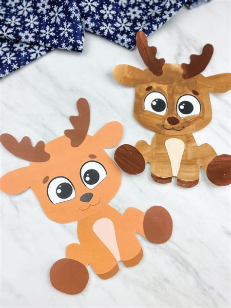 FREE Printable Reindeer Craft For Kids