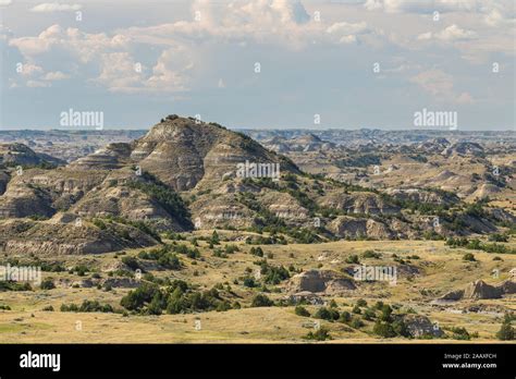 Scenic Badlands Landscape of North Dakota Stock Photo - Alamy