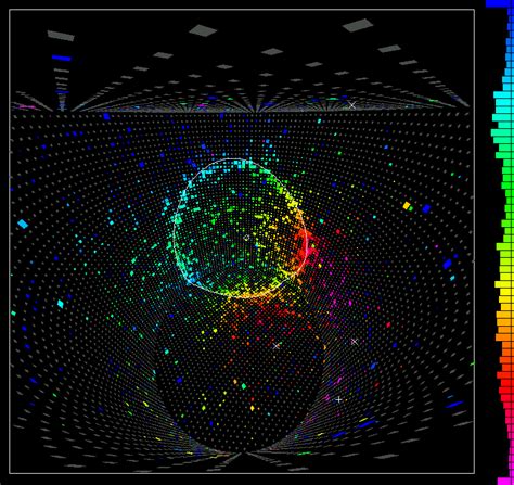 Images of Super-Kamiokande events from tscan | Generative design, Reality, Weird science