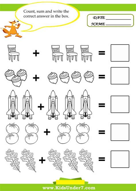 picture math worksheets | Free Printable Math Worksheets | MATEMATİK | Anaokulu matematiği ...