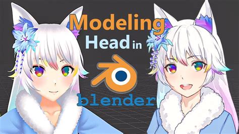 Modeling & Texturing Anime Face/Head in Blender - YouTube