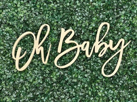 Oh Baby Wood Sign Oh Babyshower Sign Sprinkle Oh Baby Shower | Etsy | Baby shower signs, Baby ...