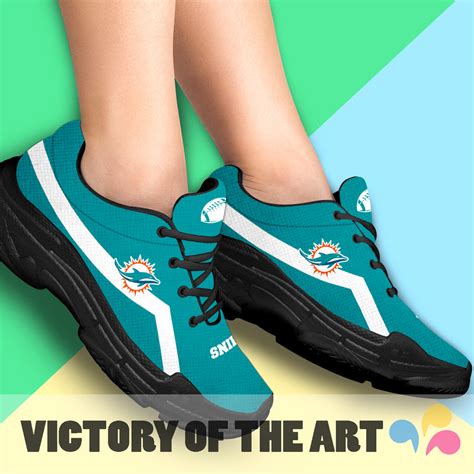 Edition Chunky Sneakers With Pro Miami Dolphins Shoes – Vota Color