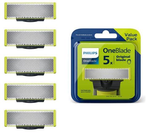 מארז 5 סכיני גילוח Philips OneBlade מקוריים להחלפה - AliBuy