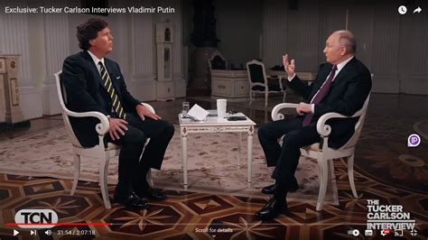 Watch the full interview between Tucker Carlson and Vladimir Putin ...