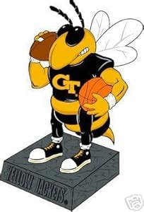 Amazon.com : GEORGIA TECH YELLOW JACKETS BASKETBALL FOOTBALL MASCOT : Sports Related Merchandise ...