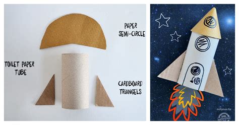 Toilet Roll Rocket Craft - Blast Off! | Kids Activities Blog