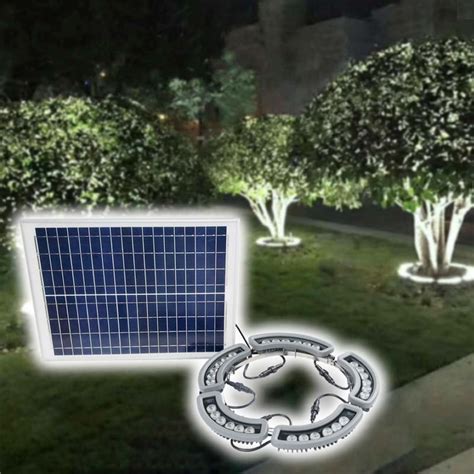 LED Solar Powered Tree Light, 20 Watts, 3300 Lumens, 30 Super Bright 1 Watt Pury LED's ...