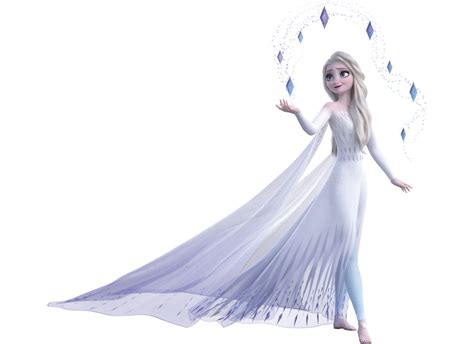 Frozen 2 Elsa in white dress with hair down new official big images ...