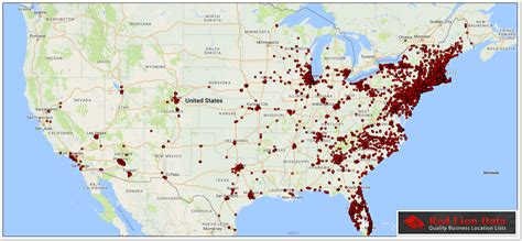 dunkin_donuts_store_map_usa | Red Lion Data