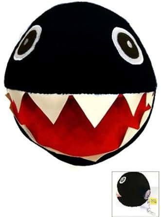 Amazon.com: Super Mario Brothers : Chain Chomp Plush - 7" Black: Clothing