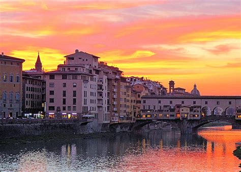 Ponte Vecchio at Sunset Photograph by Melinda Marsh | Fine Art America