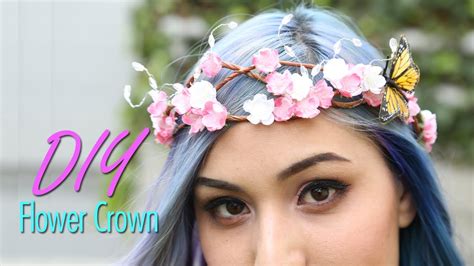 DIY Flower Crown - YouTube