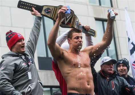 Rob Gronkowski - Patriots Super Bowl victory parade - ESPN