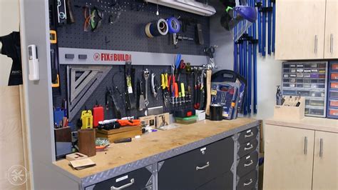 DIY Garage Workbench with Storage | FixThisBuildThat