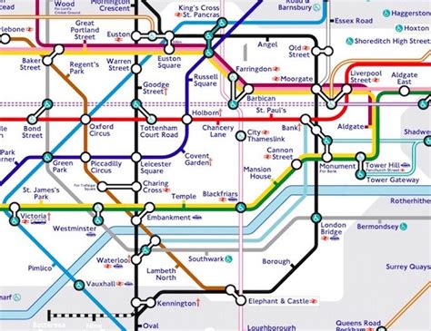 The Tube Map, Redesigned By A Tooting Resident | Essex road, Map, Farringdon