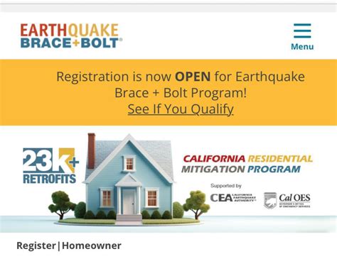 The Earthquake Brace and Bolt (EBB) program is accepting applications through February 21 ...