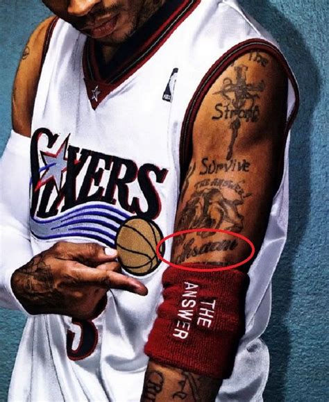 Allen Iverson's 35 Tattoos & Their Meanings - Body Art Guru