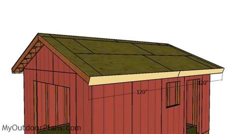 14x18 Gable Shed Roof Plans | MyOutdoorPlans | Free Woodworking Plans ...