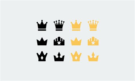 Vector Crown Icons Free Download - Dreamstale